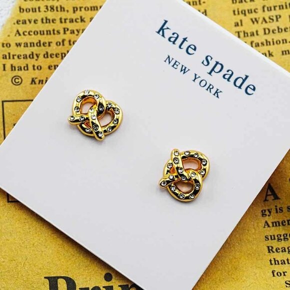 Kate Spade Heart Stud Earrings - Picture 2 of 5